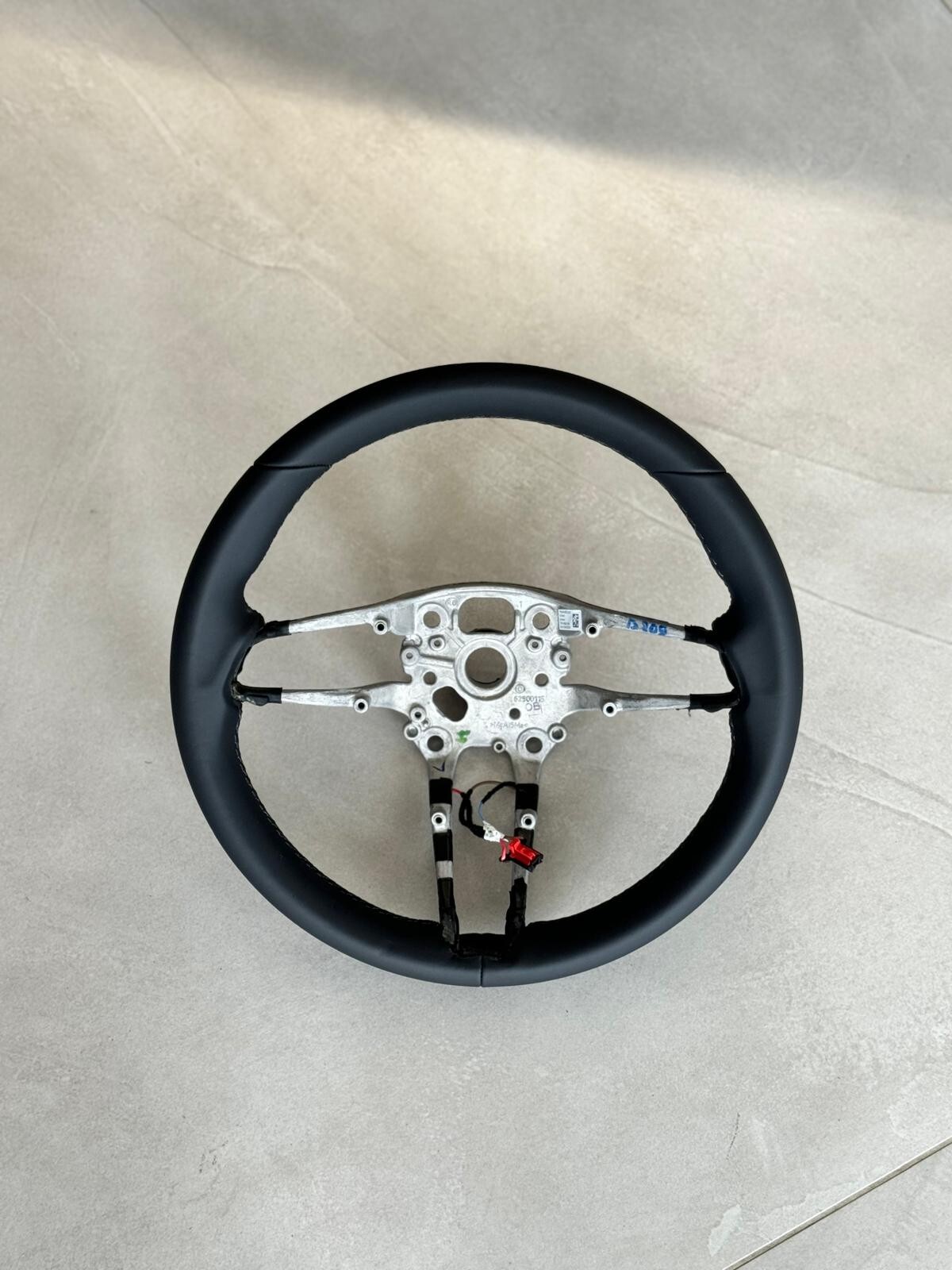 PORSCHE LEERES RAHMEN LENKRAD SPORT LEDER BEHEIZT SCHWARZ NEU - Obrázek 18