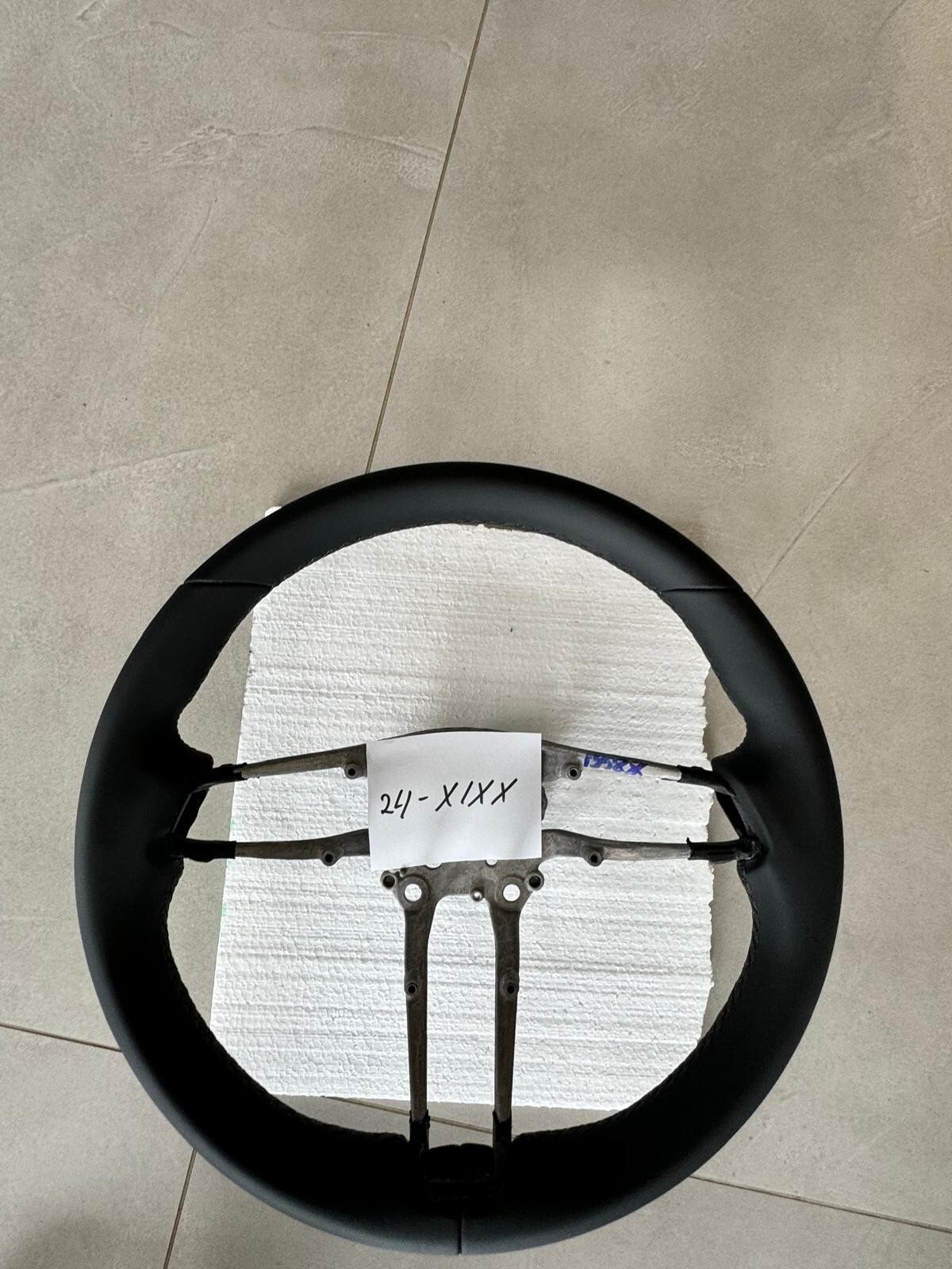 PORSCHE LEERES RAHMEN LENKRAD SPORT SCHWARZ LEDER NEU - Obrázek 15