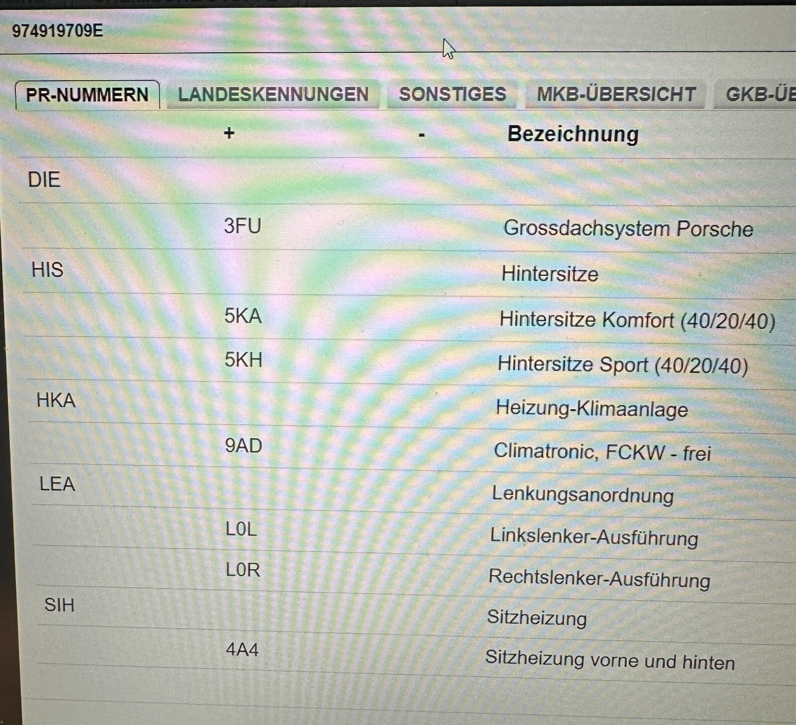 PORSCHE PANAMERA 971 971-2 RÜCKSITZHEIZUNG KONSOLE BEDIENEINHEIT 974919709E NEU - Obrázek 6