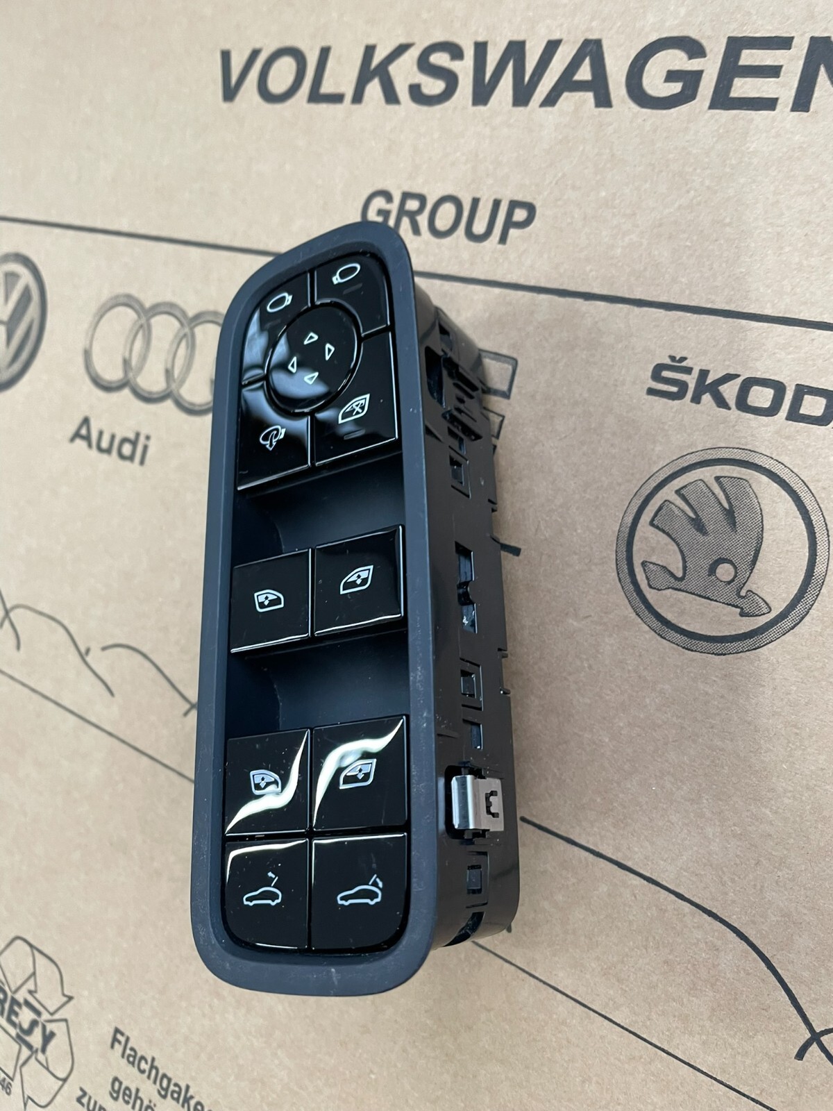 PORSCHE PANAMERA SCHALTER ELEKTRISCHEN FENSTERHEBER VORN L. 971959858E Fast Neu - Obrázek 11