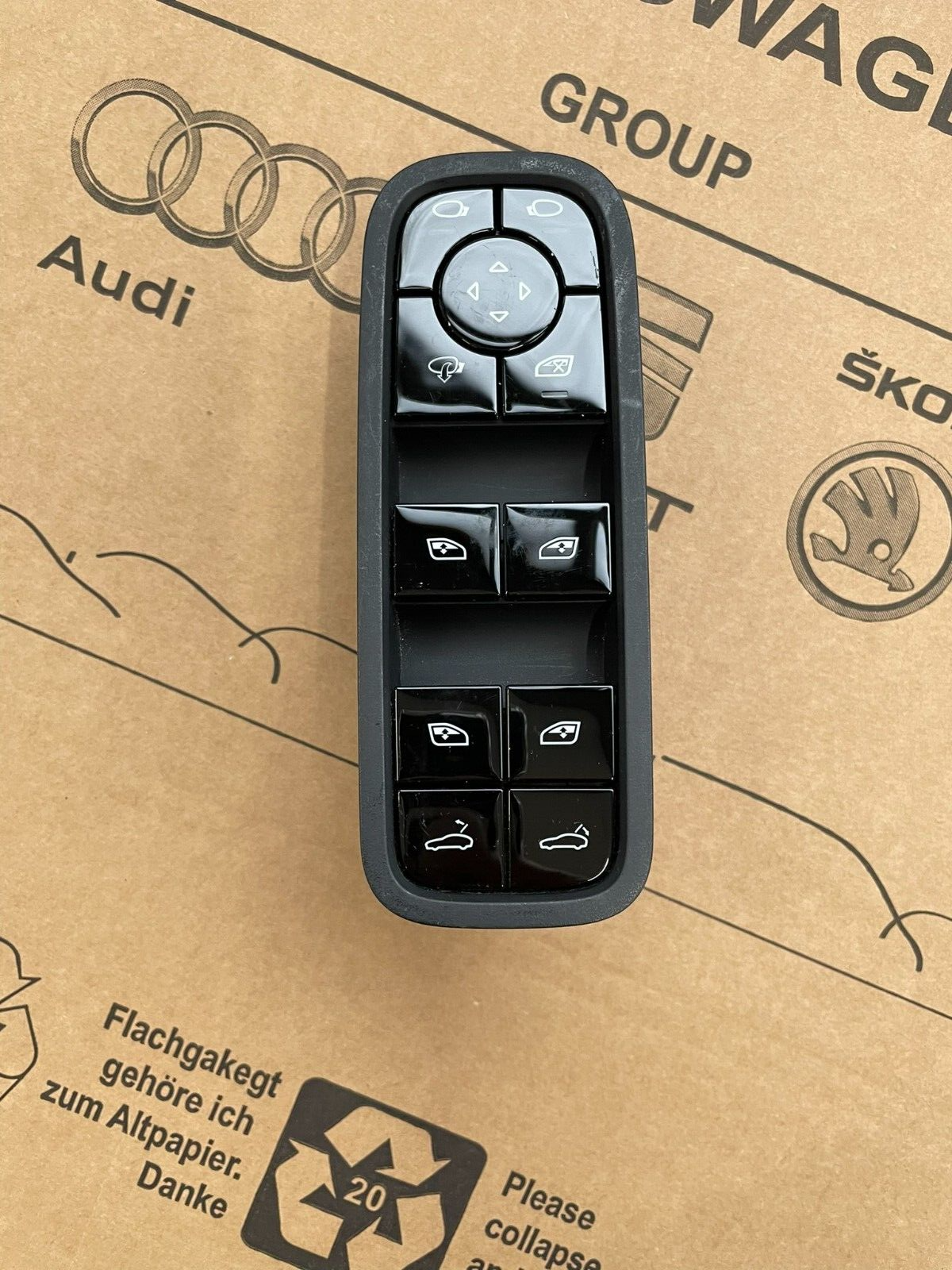 PORSCHE PANAMERA SCHALTER ELEKTRISCHEN FENSTERHEBER VORN L. 971959858E Fast Neu - Obrázek 5