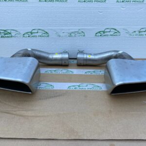 Porsche Cayenne Endrohre Auspuff Tips 9Y0 253 823 / 9Y0 253 824 ORIG. NEU