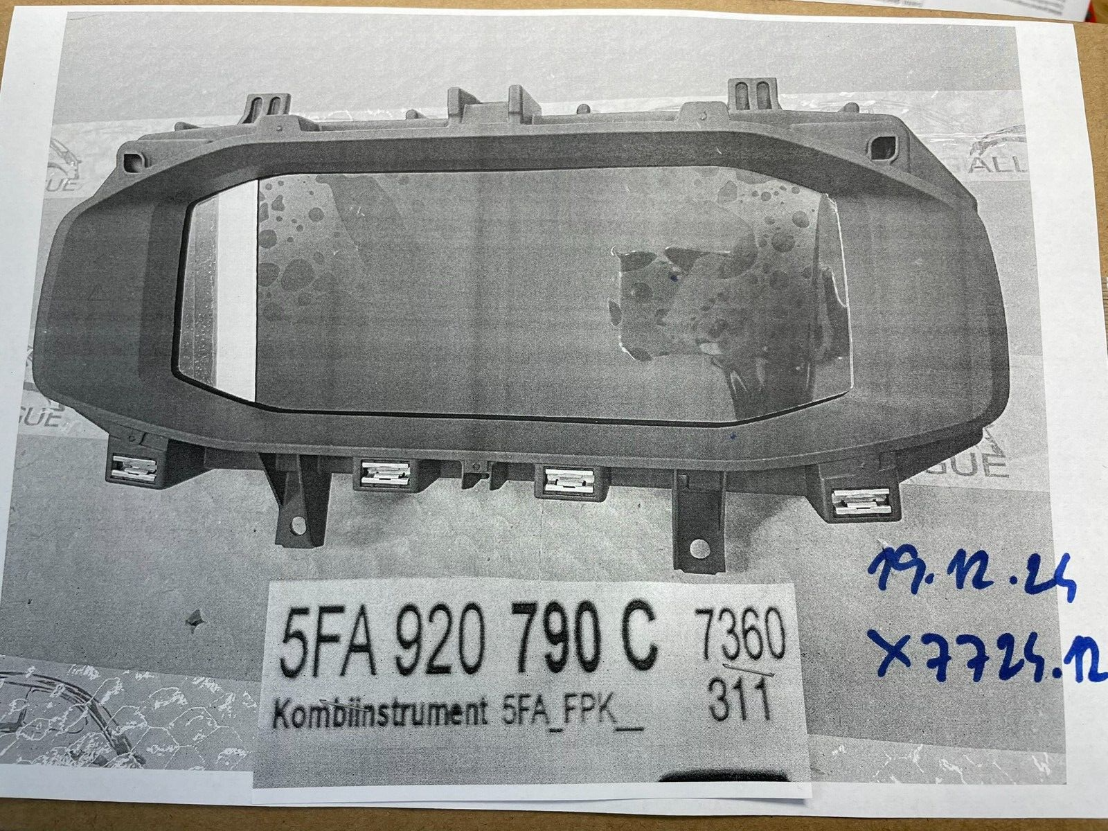 SEAT LEON SEAT FORMENTOR VIRTUAL COCPIT KOMBIINSTRUMENT 5FA920790C NEU 0 KM ORIG - Obrázek 19