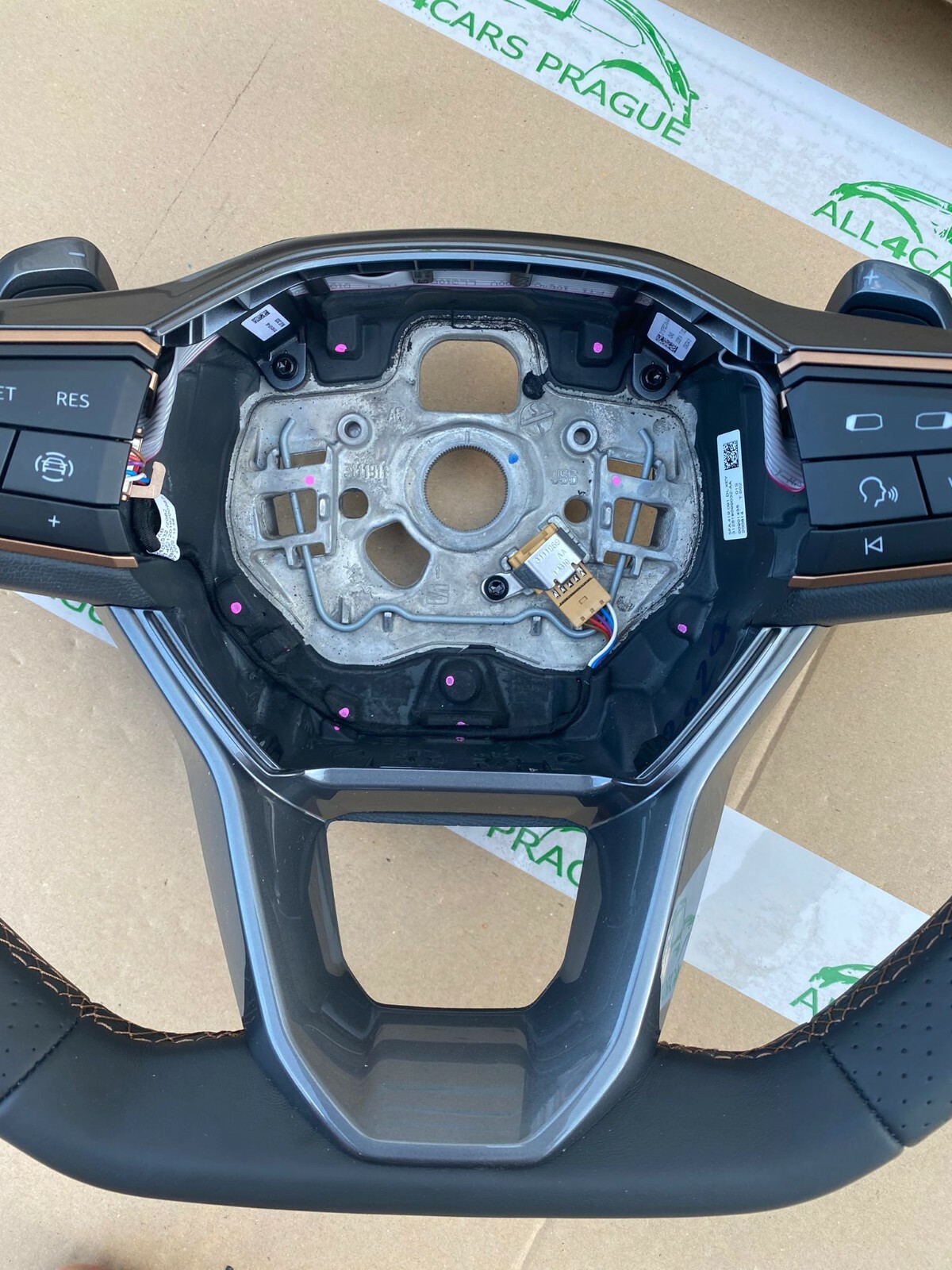 SEAT Sport Multifunktionslenkrad Schaltwippen 5FA419091DL 5FA 419 091 DL Orig. - Obrázek 4