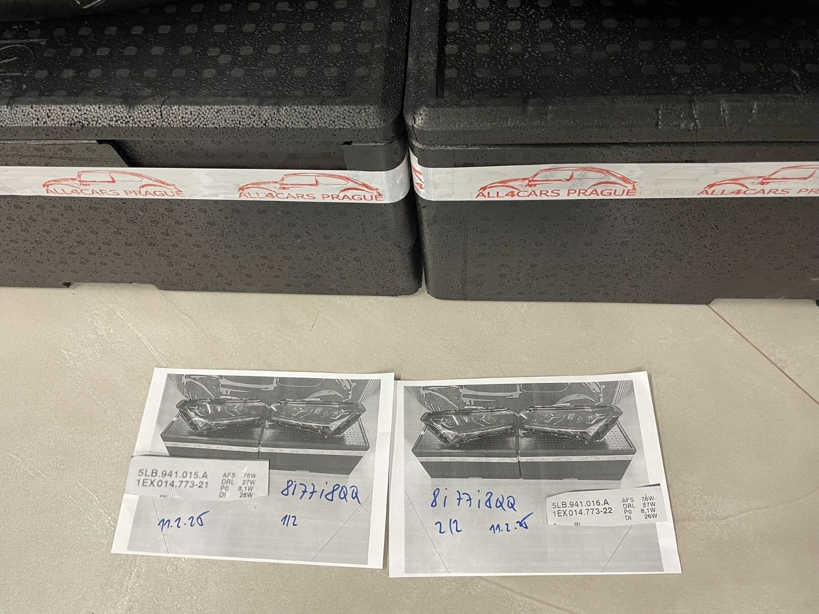 ŠKODA ENYAQ VOLL LED CRYSTAL HEADLIGHTS FRONT 5LB941015A - 5LB941016A ORIG.NEW - Obrázek 22