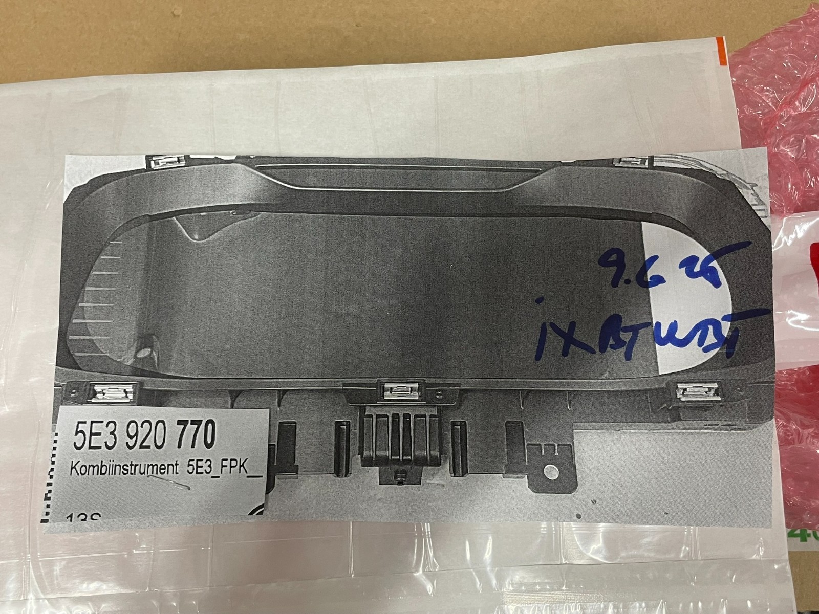 ŠKODA OCTAVIA 4 KOMBI INSTRUMENT TACHOMETER VIRTUAL COCPIT 5E3920770 0 KM NEU - Obrázek 18