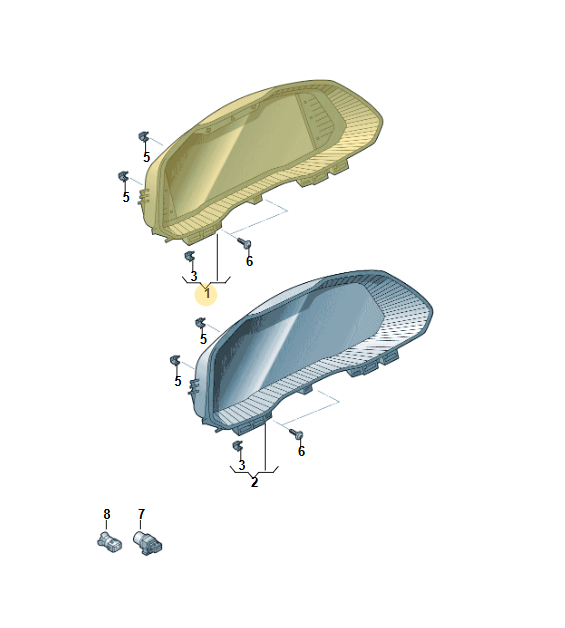 ŠKODA OCTAVIA 4 KOMBI INSTRUMENT TACHOMETER VIRTUAL COCPIT 5E3920770D - 0 KM NEW - Obrázek 5