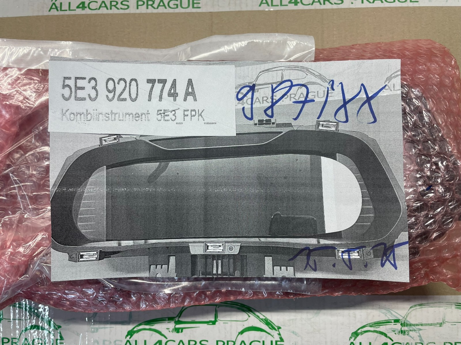 ŠKODA OCTAVIA 4 PHEV VIRTUAL COCKPIT KOMBIINSTRUMENT 5E3920774A ORIG. NEU 0 KM ! - Obrázek 18