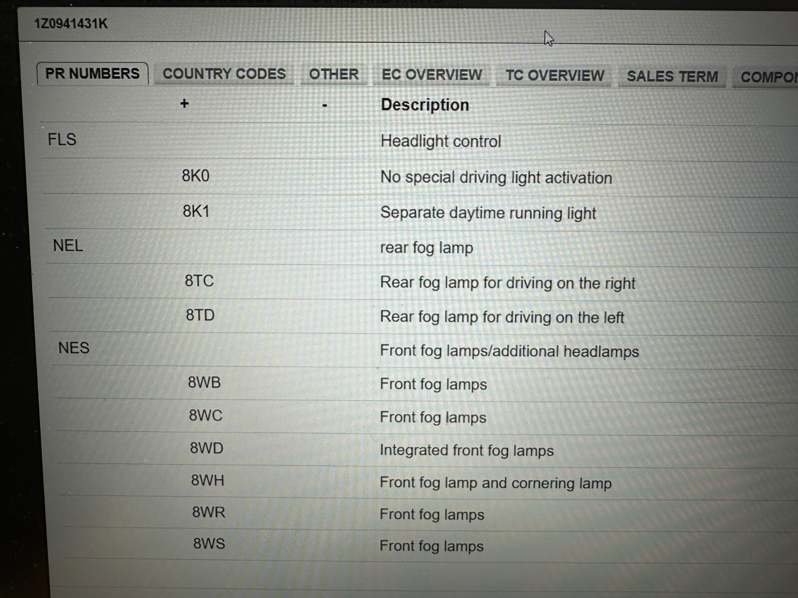 SKODA OCTAVIA LICHTSCHALTER HAUPTLICHT SCHALTER HAUPTLICHT 1Z0941431K ORIG.NEU - Obrázek 12