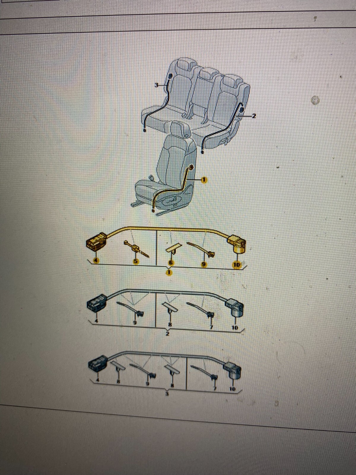 TOUAREG TECHNOLOGIE ADAPTER KABELBAUM FÜR SEITENAIRBAG 760971582 ORIG.NEU!!! - Obrázek 15