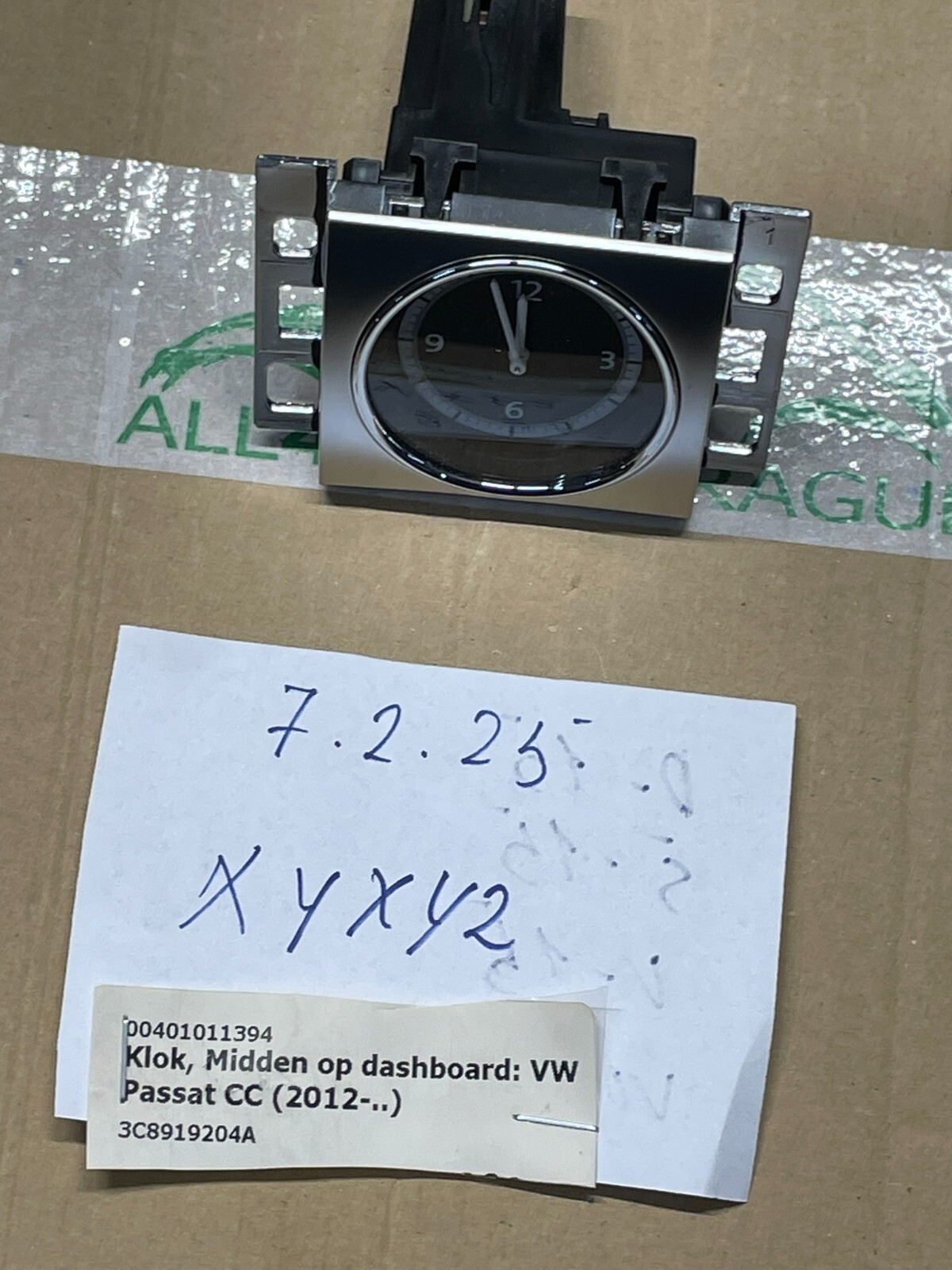 VOLKSWAGEN PASSAT CC ARMATURENBRETT UHR DISPLAY ORIGINAL 3C8919204A FAST NEU .. - Obrázek 14