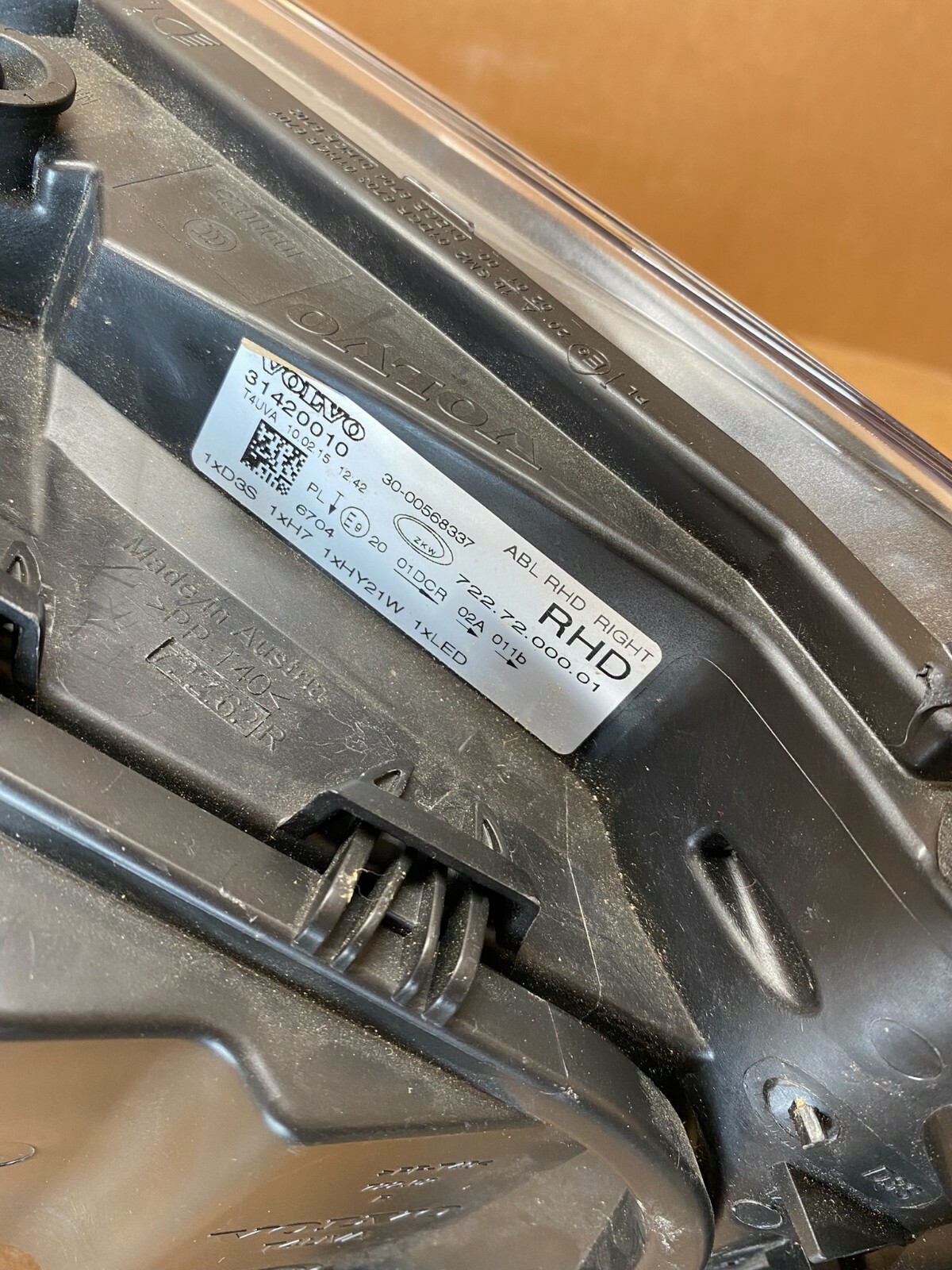 VOLVO V40 31420010 RECHTS FRONTSCHEINWERFER SCHEINWERFER HEADLIGHT RHD ORIG.NEU! - Obrázek 11