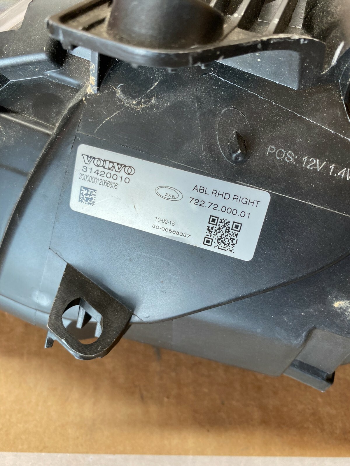 VOLVO V40 31420010 RECHTS FRONTSCHEINWERFER SCHEINWERFER HEADLIGHT RHD ORIG.NEU! - Obrázek 12