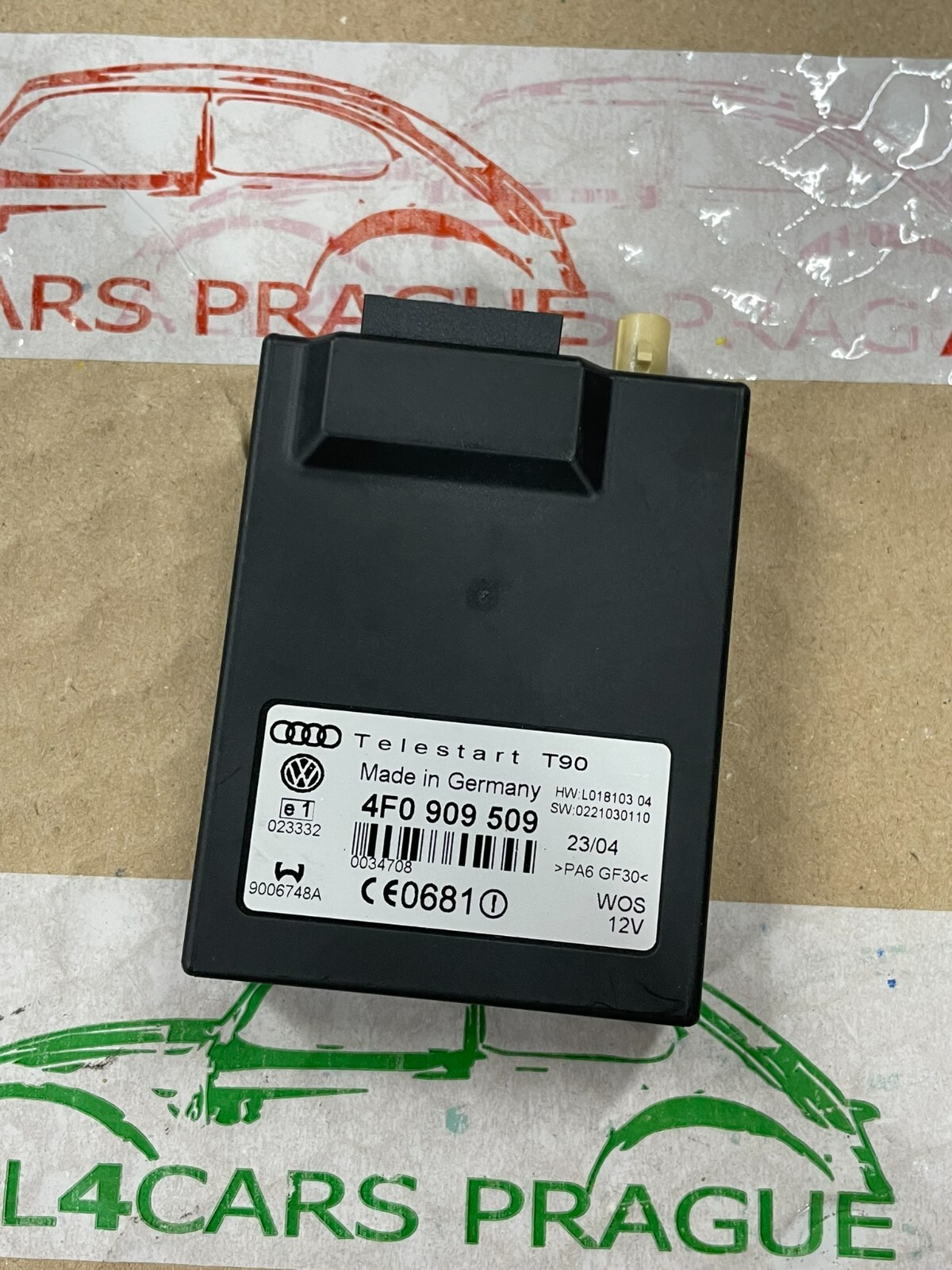 VW AUDI EMPFANGSGERÄT STEUERGERÄT FÜR STANDHEIZUNG 4F0909509 FAST NEU - TEST CAR - Obrázek 17