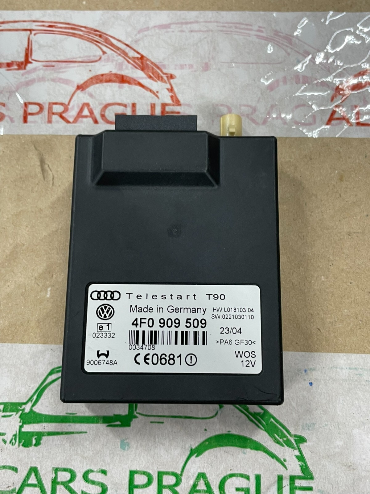 VW AUDI EMPFANGSGERÄT STEUERGERÄT FÜR STANDHEIZUNG 4F0909509 FAST NEU - TEST CAR