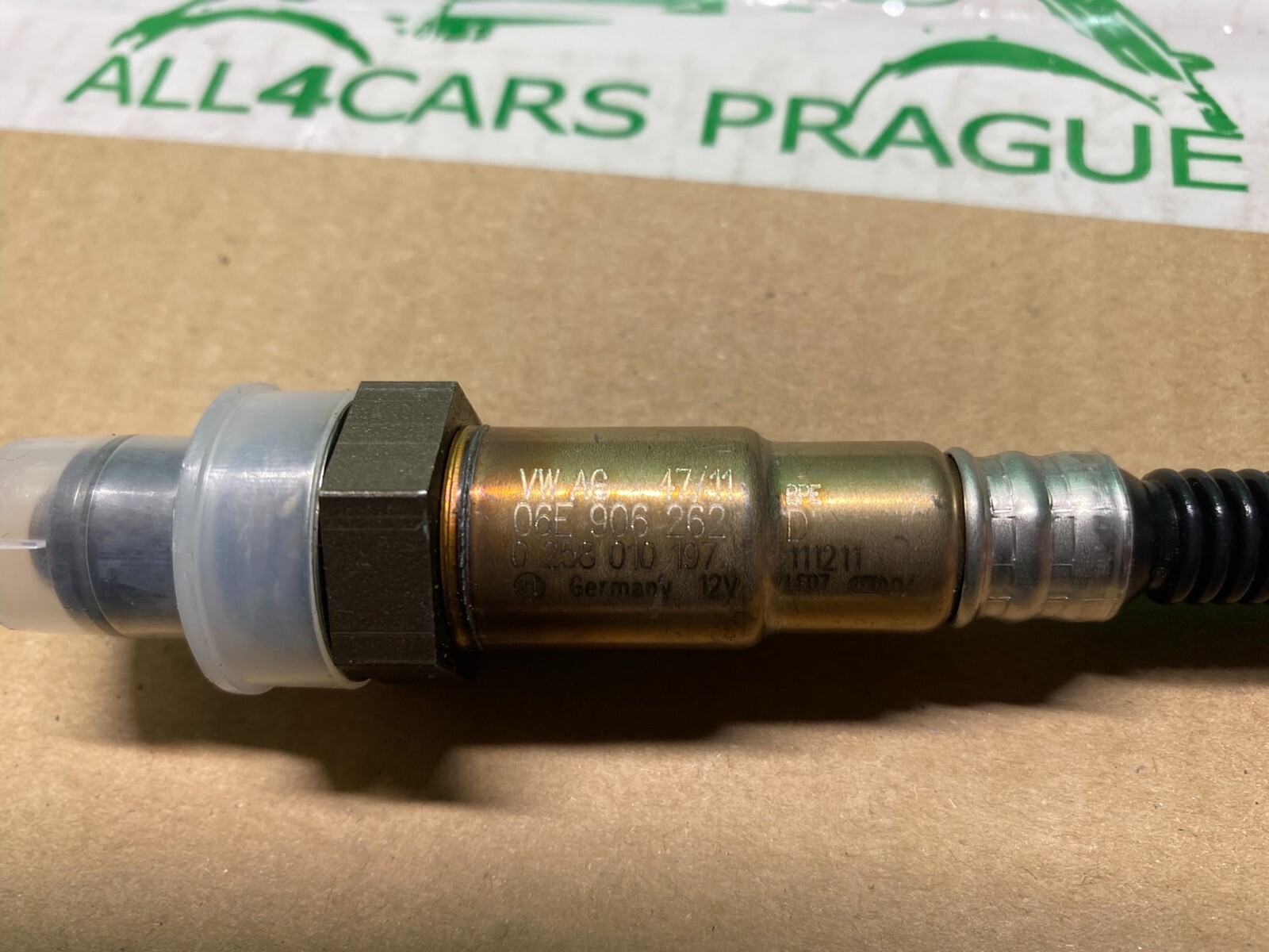 VW AUDI SKODA SEAT LAMBDASONDE SENZOR 06E906262D ORIGINAL VW AUDI TEIL-NEU !!! - Obrázek 7