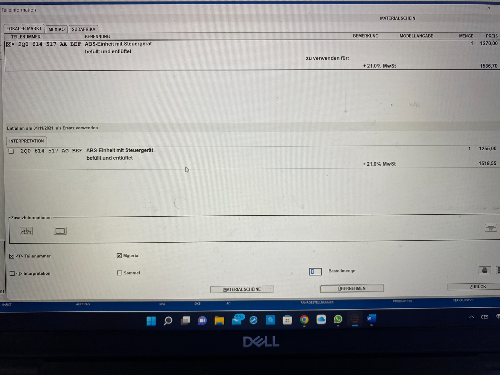 VW, AUDI,SKODA,SEAT ABS STEUERGERÄT 2Q0614517AA, 2Q0614517AG, 2Q0614517N - Obrázek 12