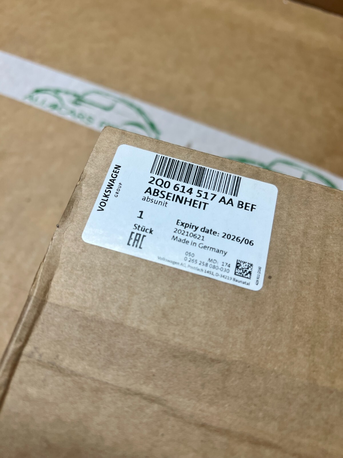 VW, AUDI,SKODA,SEAT ABS STEUERGERÄT 2Q0614517AA, 2Q0614517AG, 2Q0614517N - Obrázek 5