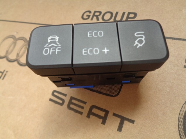 VW E-UP 2014-2024 BEDIENEINHEIT MIT DRUCKTASTEN 12E953508 FAST NEU D V TEST CAR