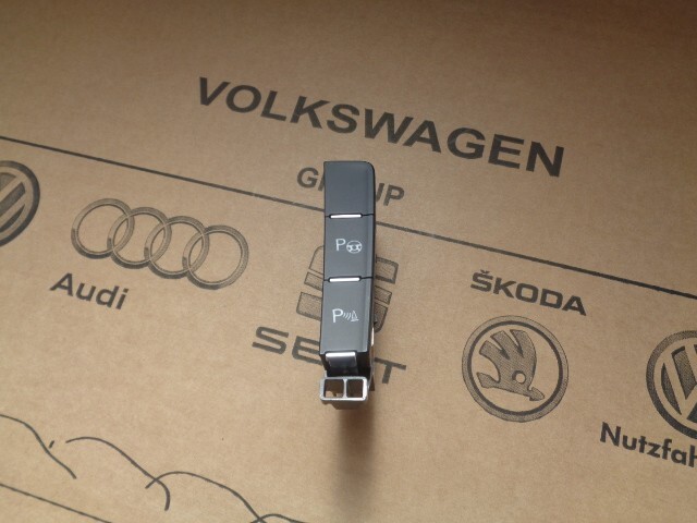 VW GOLF 7 DRUCKTASTEN SCHALTER PDC PLA 5G1927238F Fast Neu d v Test Wagen ORIG. - Obrázek 6