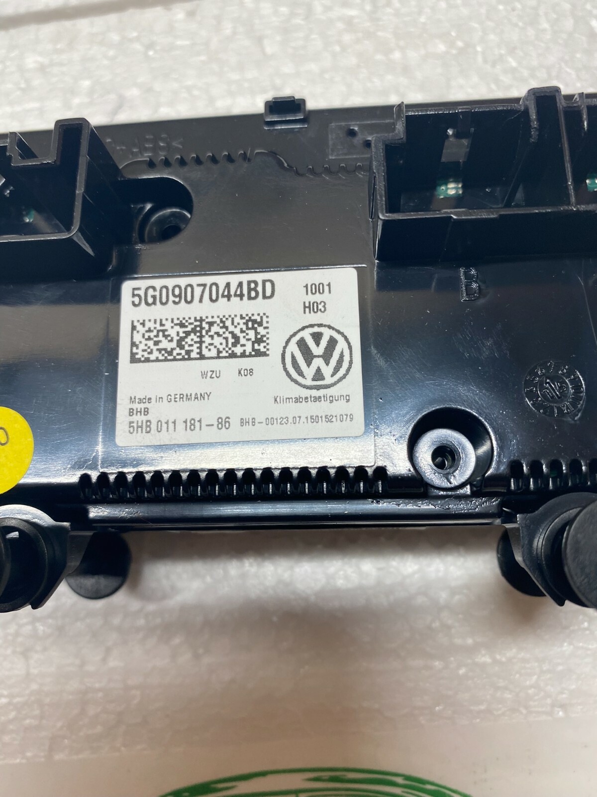 VW GOLF 7 KLIMABEDIENTEIL CLIMATRONIC SITZHEIZUNG 5G0907044BD ORIGINAL!!! - Obrázek 9