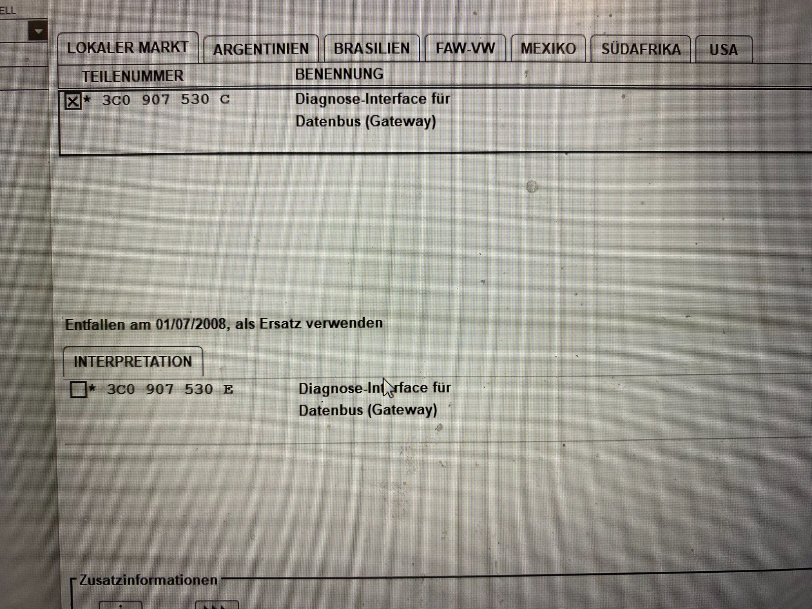 VW PASSAT 3C B6 DIAGNOSE INTERFACE DATENBUS GATEWAY 3C0907530C ORIG.NEU! - Obrázek 11