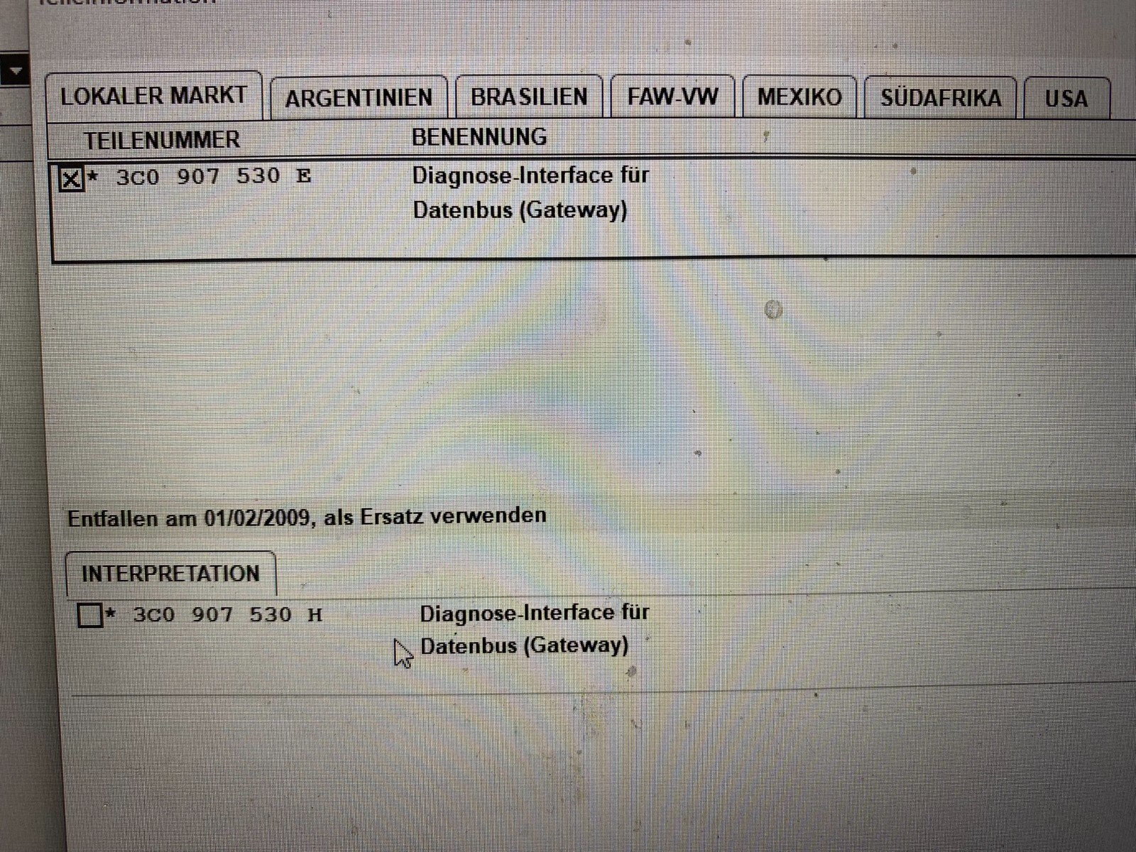 VW PASSAT 3C B6 DIAGNOSE INTERFACE DATENBUS GATEWAY 3C0907530C ORIG.NEU! - Obrázek 12