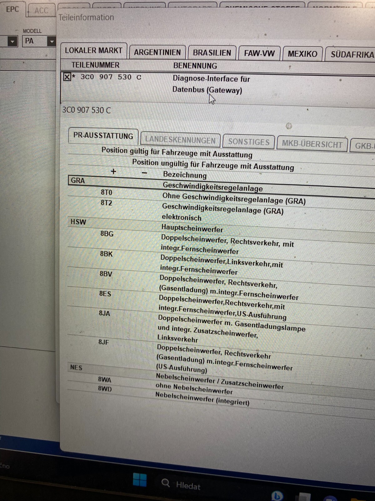 VW PASSAT 3C B6 DIAGNOSE INTERFACE DATENBUS GATEWAY 3C0907530C ORIG.NEU! - Obrázek 15