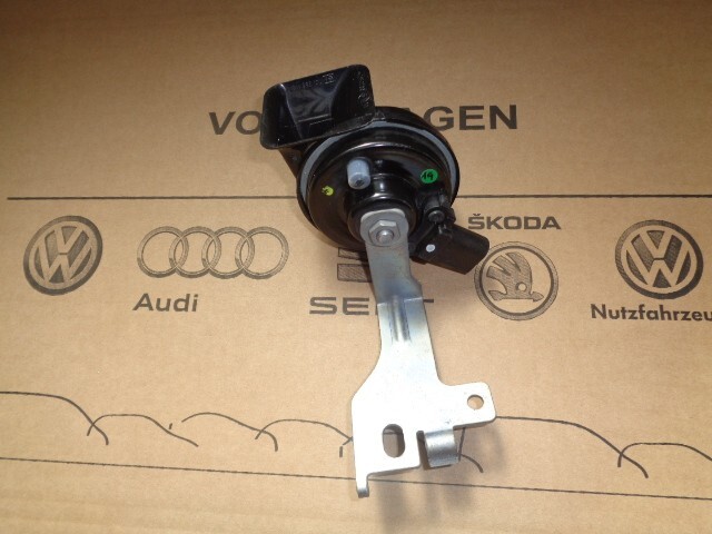 VW SEAT AUDI SIGNALTON HUPE FANFARE HORN 5Q0951223D Fast Neu Teil d v Test Wagen - Obrázek 14