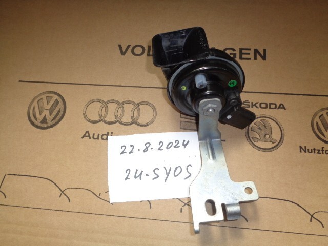 VW SEAT AUDI SIGNALTON HUPE FANFARE HORN 5Q0951223D Fast Neu Teil d v Test Wagen - Obrázek 15