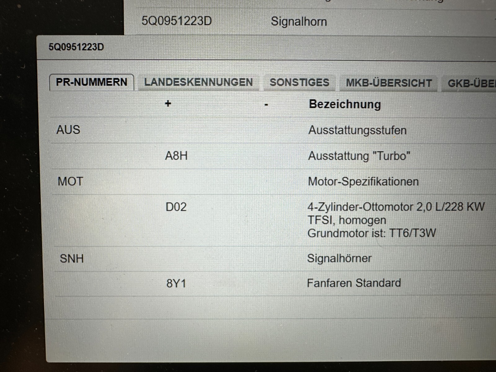 VW SEAT AUDI SIGNALTON HUPE FANFARE HORN 5Q0951223D Fast Neu Teil d v Test Wagen - Obrázek 6