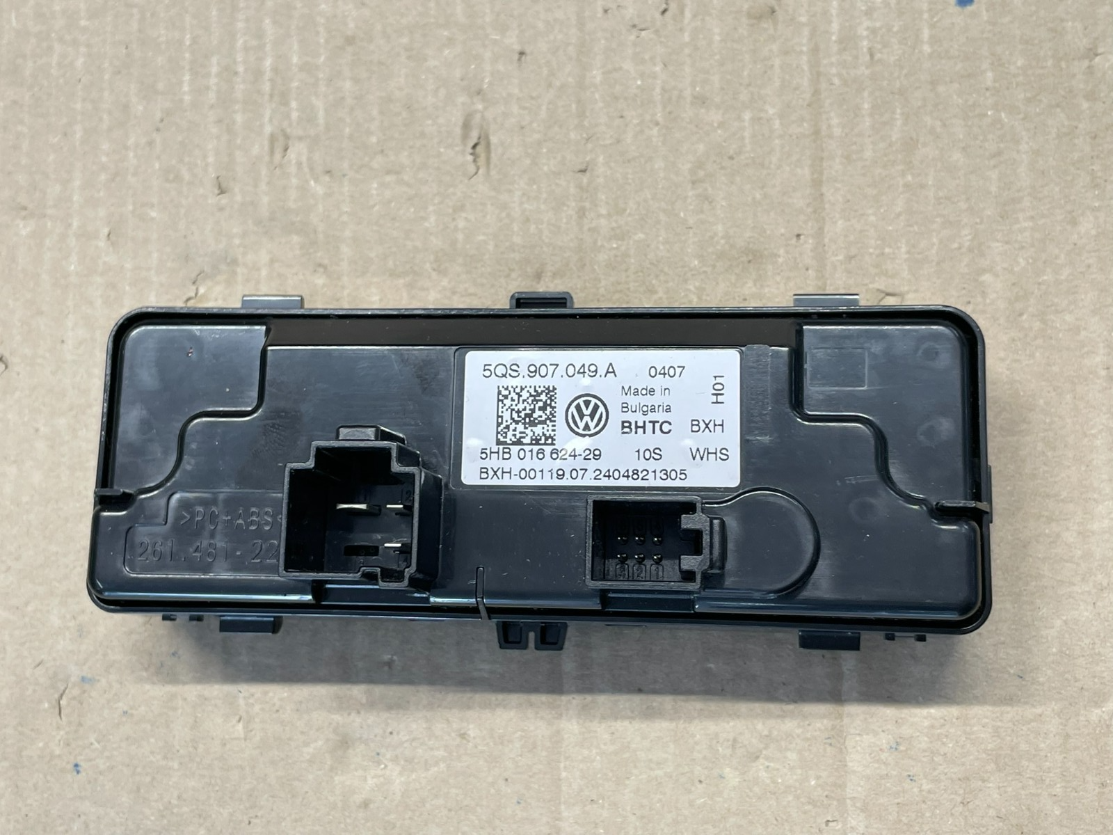 VW ŠKODA KLIMABEDIENTEIL KLIMEBETÄTIGUNG HINTEN 5QS907049A TEST WAGEN DEMONT - Obrázek 4