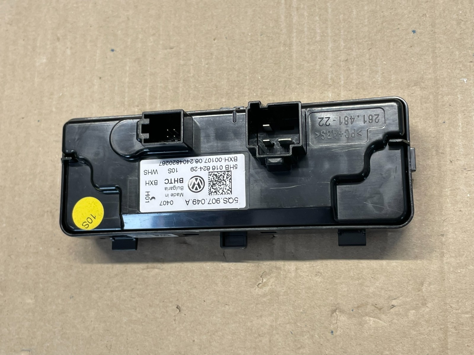 VW ŠKODA KLIMABEDIENTEIL KLIMEBETÄTIGUNG HINTEN 5QS907049A TEST WAGEN DEMONT - Obrázek 17