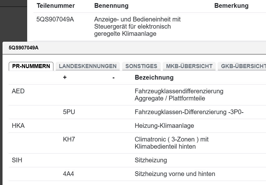 VW ŠKODA KLIMABEDIENTEIL KLIMEBETÄTIGUNG HINTEN 5QS907049A TEST WAGEN DEMONT - Obrázek 6