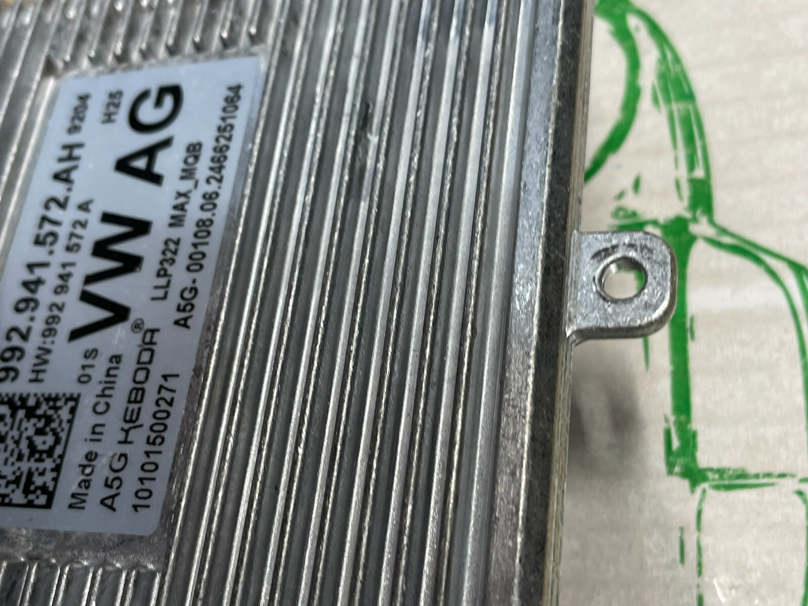 VW ŠKODA SEAT STEUERGERÄT FÜR SCHEINWERFER 992941572AH FAST NEU DEMONT VOM TEST. - Obrázek 13