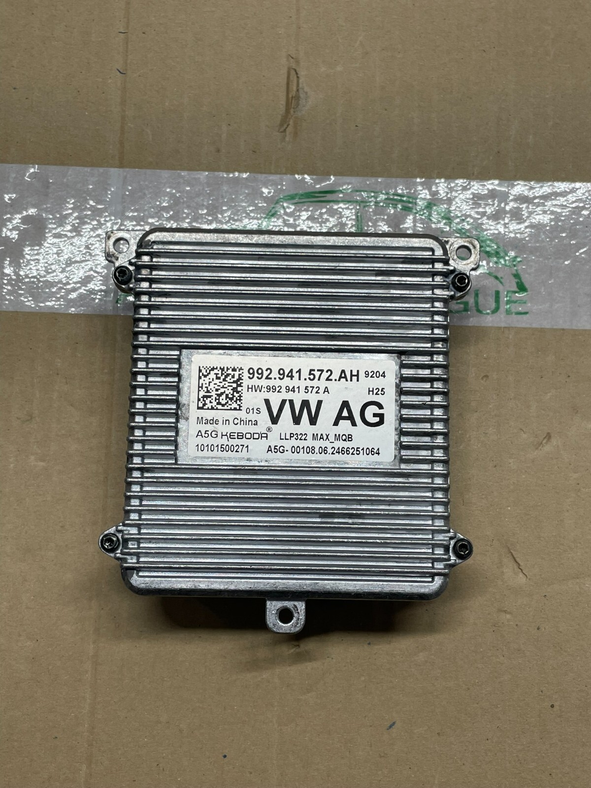 VW ŠKODA SEAT STEUERGERÄT FÜR SCHEINWERFER 992941572AH FAST NEU DEMONT VOM TEST. - Obrázek 6