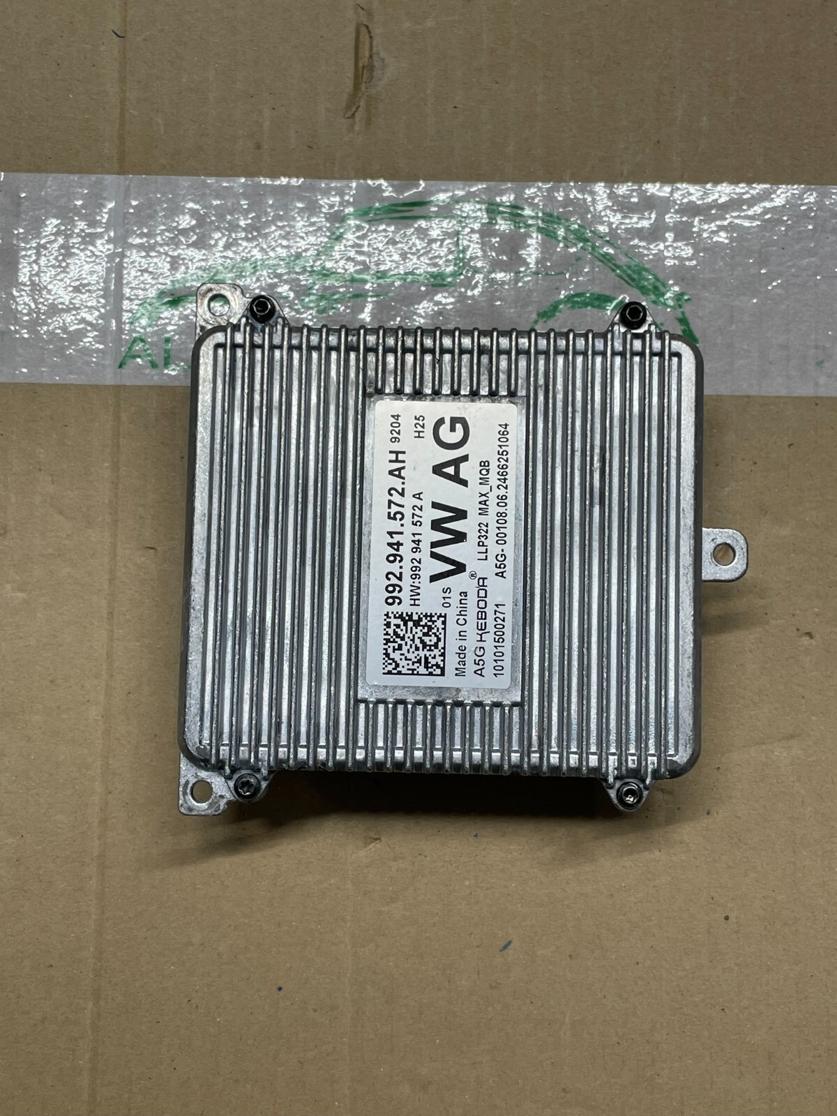 VW ŠKODA SEAT STEUERGERÄT FÜR SCHEINWERFER 992941572AH FAST NEU DEMONT VOM TEST. - Obrázek 9