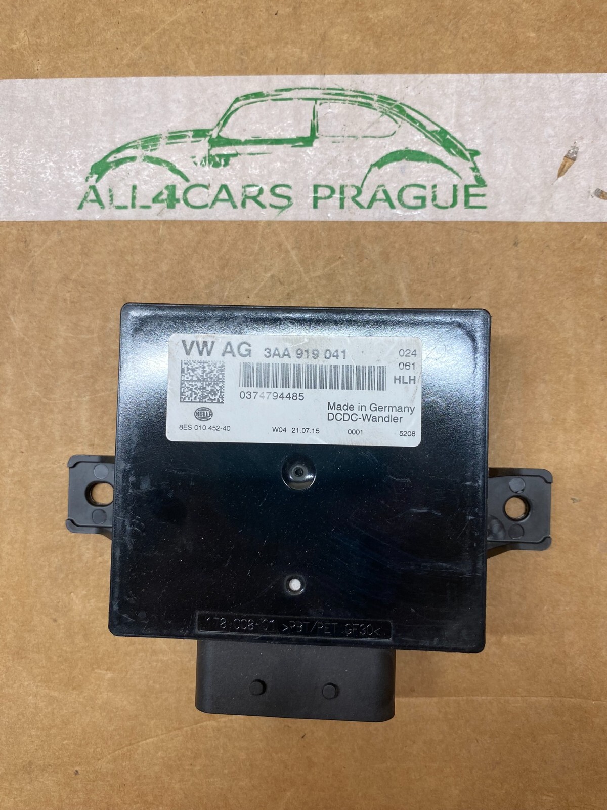 VW SKODA SEAT STEUERGERÄT START STOP SPANNUNGSSTABILISATOR 3AA919041 ORIG.NEU!!