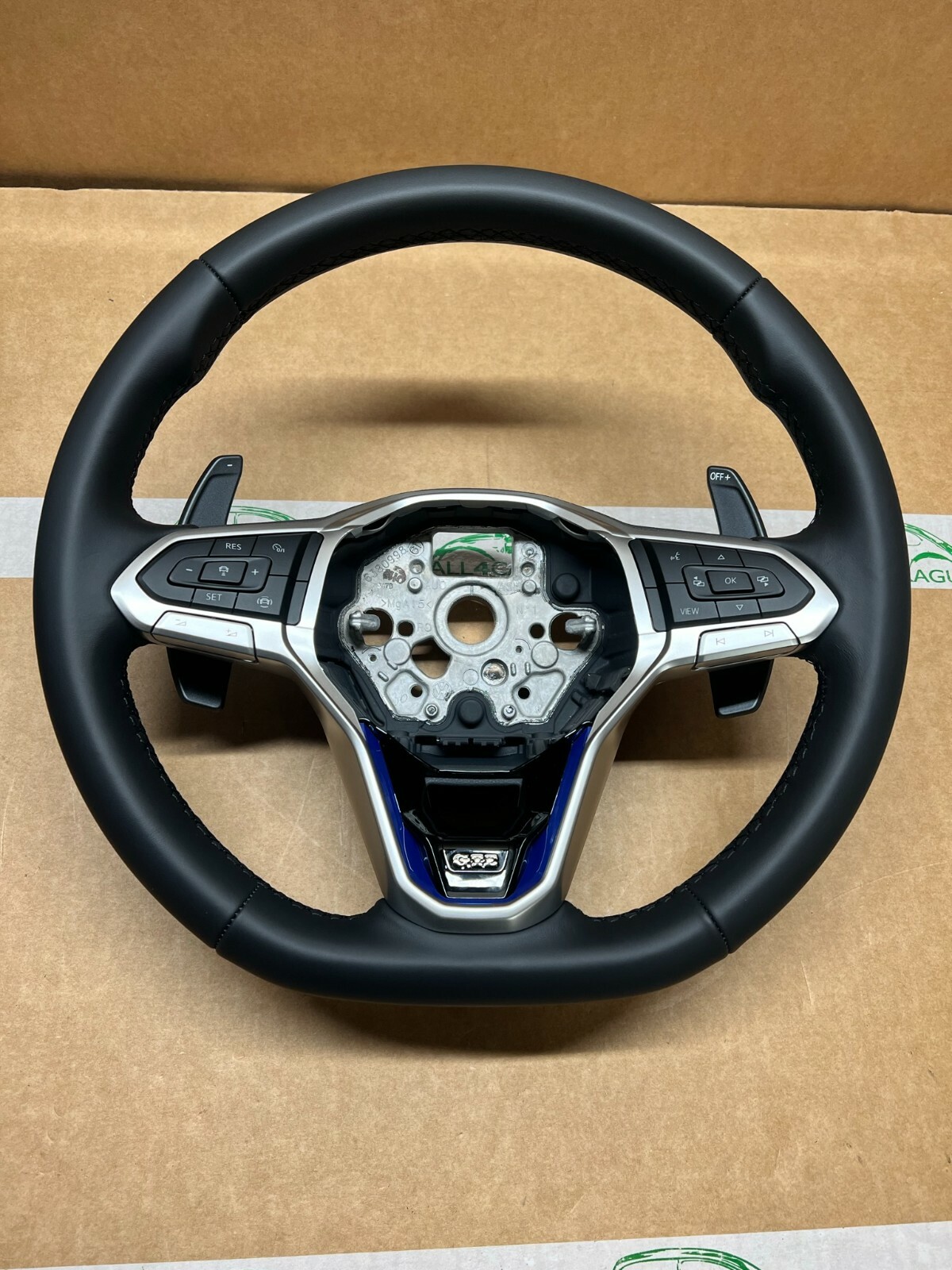 VW SPORT LENKRAD LEDER GTE MIT DSG R PADDELS 2GM419089T ORIG.NEU!!! - Obrázek 3