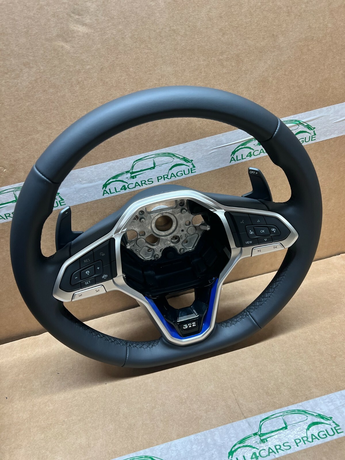 VW SPORT LENKRAD LEDER GTE MIT DSG R PADDELS 2GM419089T ORIG.NEU!!! - Obrázek 4