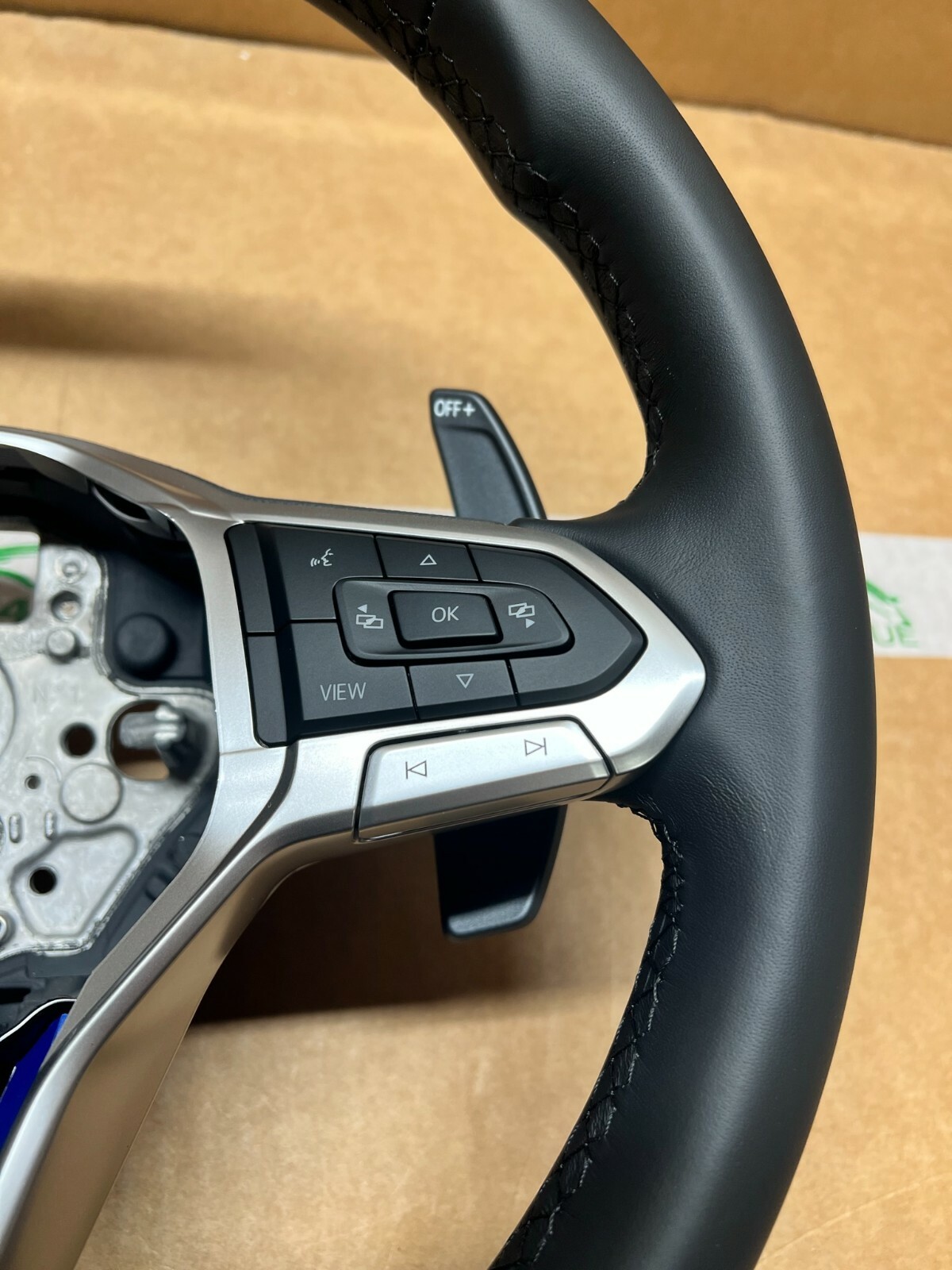 VW SPORT LENKRAD LEDER GTE MIT DSG R PADDELS 2GM419089T ORIG.NEU!!! - Obrázek 5