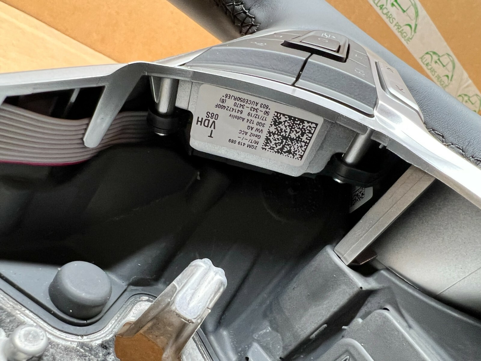 VW SPORT LENKRAD LEDER GTI MIT DSG PADDELS 2GM419089T NEU!!! - Obrázek 10