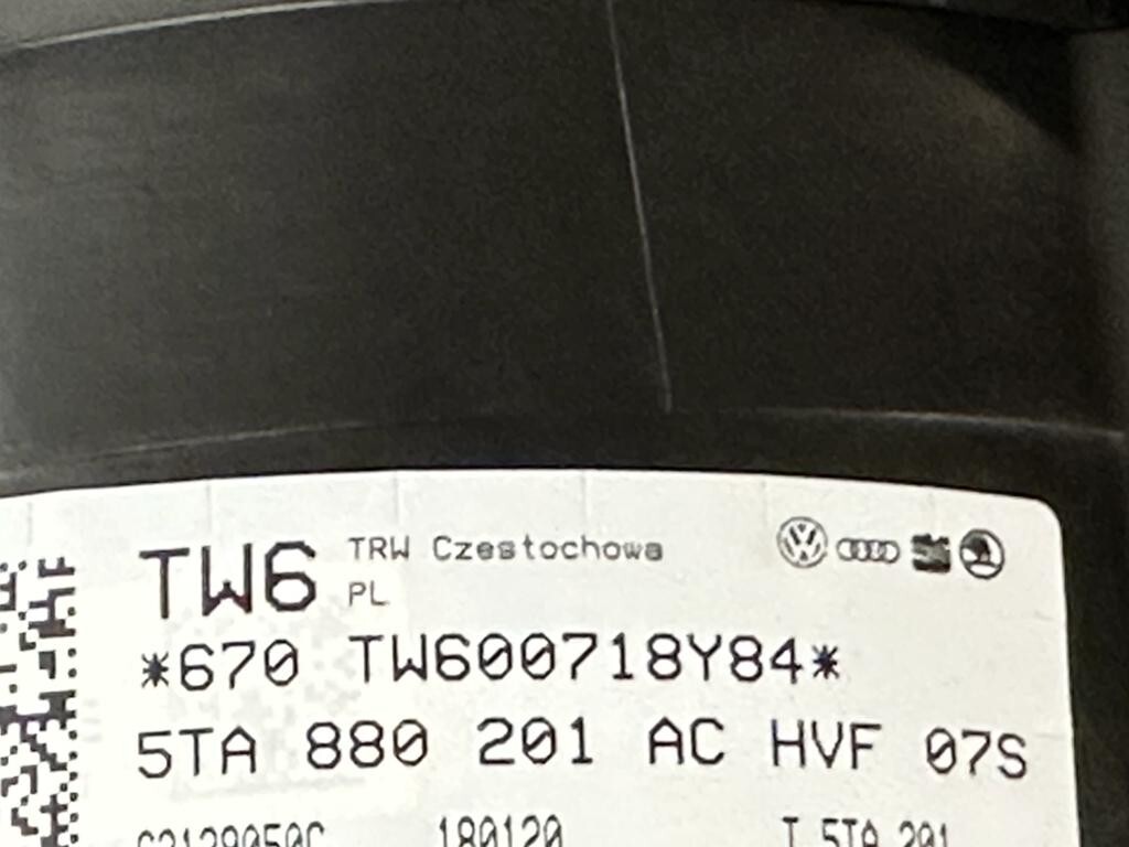 VW TIGUAN 2016-2022 ARMATURENBRET 5NB857003 N MIT GURTEN VORN +AIRBAG FAHRER NEU - Obrázek 12