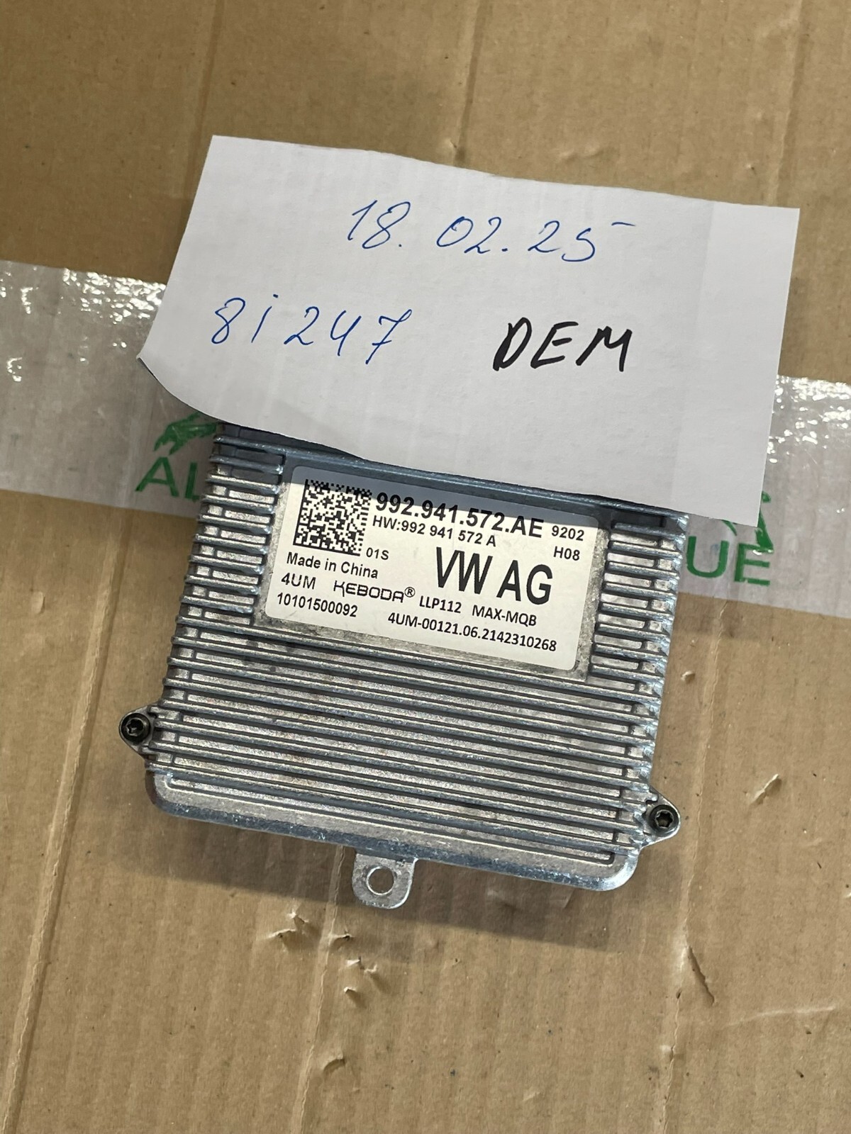 VW TIGUAN ID3 ID4 ID5 TRANSPORTER SCHEINWERFER STEUERGERÄT 992941572AE VW TEIL - Obrázek 18