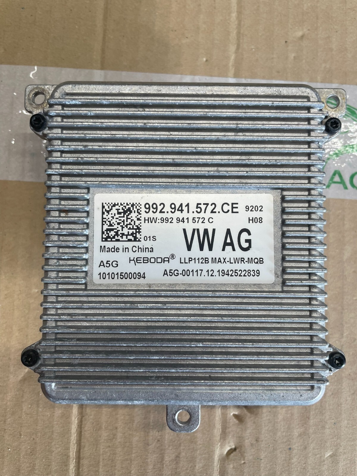 VW TIGUAN SCHEINWERFER STEUERGERÄT 992941572CE FAST NEU DEMONT VO TEST WAGEN