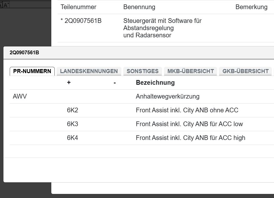 VW TIGUAN T-CROSS CRAFTER ACC RADAR SENZOR ACC RADAR 2Q0907561B = 2Q0907561L - Obrázek 6