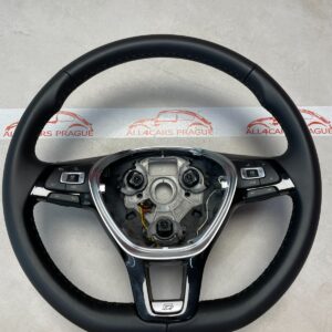 VW TIGUAN VW  TOURAN LENKRAD SPORT ABGEFLACHT LEDER BEHEIZT 5TA419091AQ FAST NEU