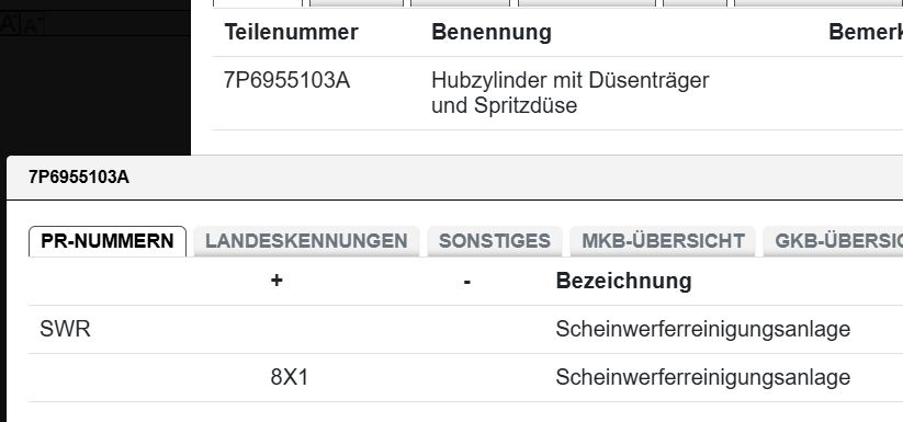 VW TOUAREG 7P HEADLIGHT WASHERS L+R 7P6955103A 7P6955104A 7P6807941 7P6807942 - Obrázek 9