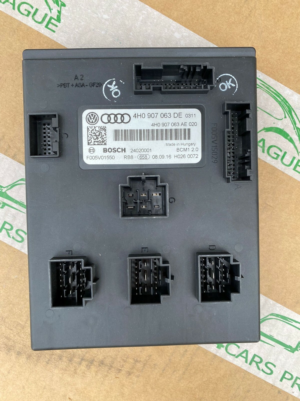 VW TOUAREG 7P ZENTRALVERRIEGELUNG STEUERGERÄT 4H0907063DD ORIGINAL NEU!! - Obrázek 6