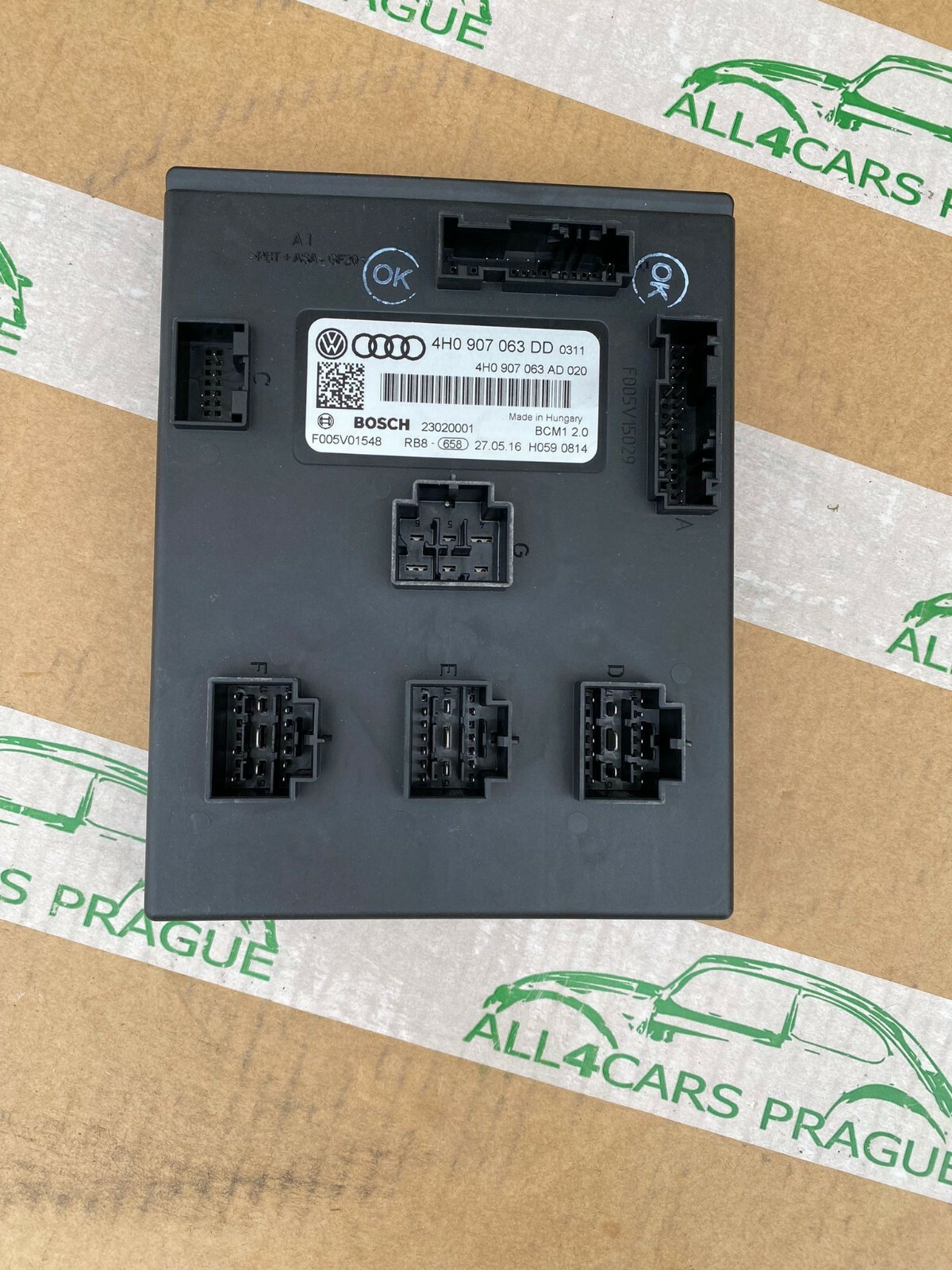 VW TOUAREG 7P ZENTRALVERRIEGELUNG STEUERGERÄT 4H0907063DD ORIGINAL NEU!!